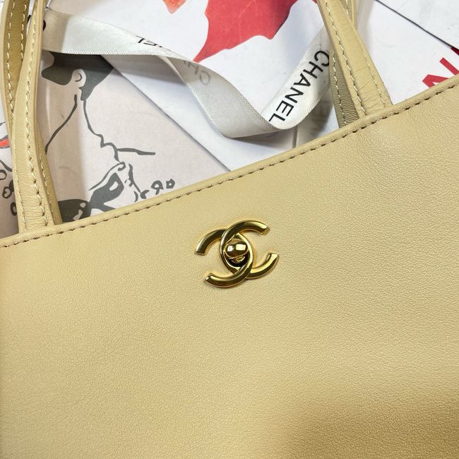 Chanel Small Shopping Bag AS6452 Dark Beige Chanel Small Shopping Bag AS6452 Dark Beige
