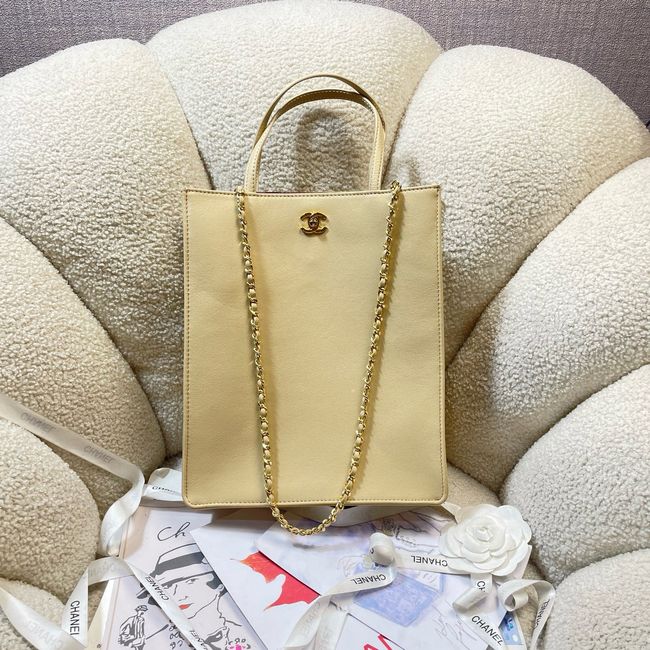 Chanel Small Shopping Bag AS6452 Dark Beige Chanel Small Shopping Bag AS6452 Dark Beige