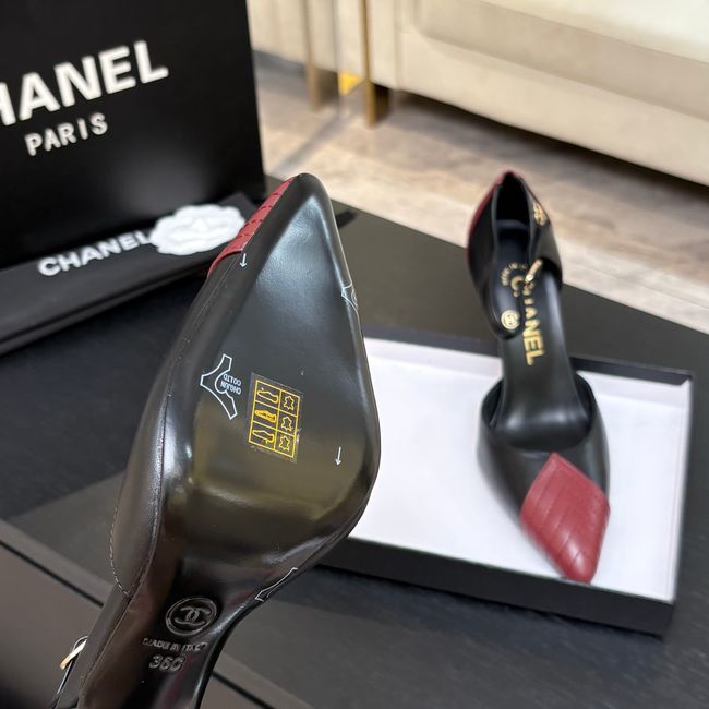 Chanel Lambskin Mary Janes high heels 8.5CM G47287-1 Chanel Lambskin Mary Janes high heels 8.5CM G47287-1
