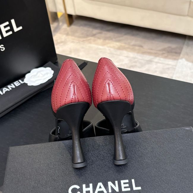 Chanel Lambskin Mary Janes high heels 8.5CM G47287-1 Chanel Lambskin Mary Janes high heels 8.5CM G47287-1