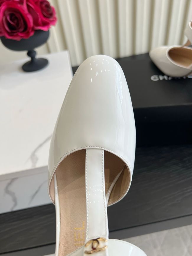 Chanel Lambskin Mary Janes high heels 8.5CM 64104-1 Chanel Lambskin Mary Janes high heels 8.5CM 64104-1