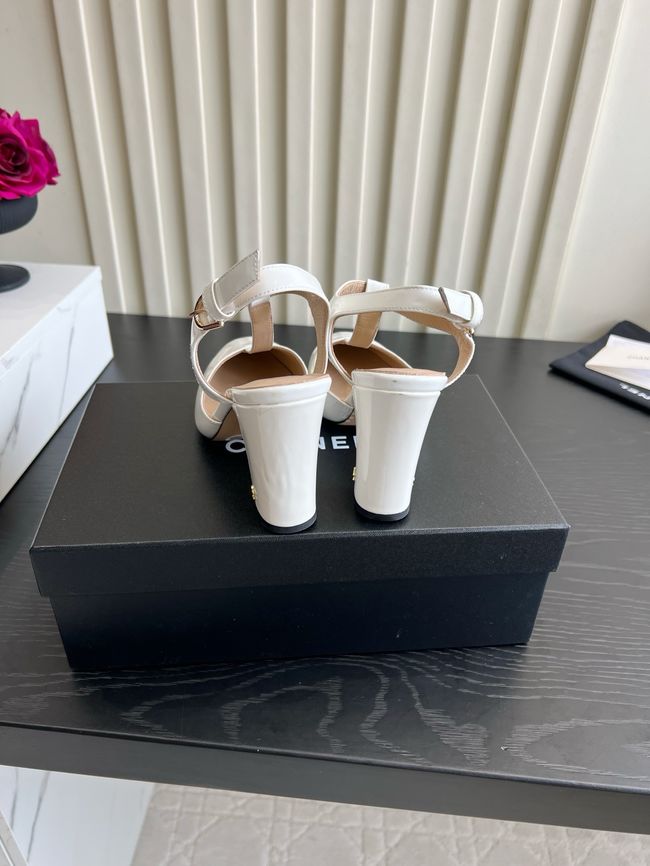 Chanel Lambskin Mary Janes high heels 8.5CM 64104-1 Chanel Lambskin Mary Janes high heels 8.5CM 64104-1