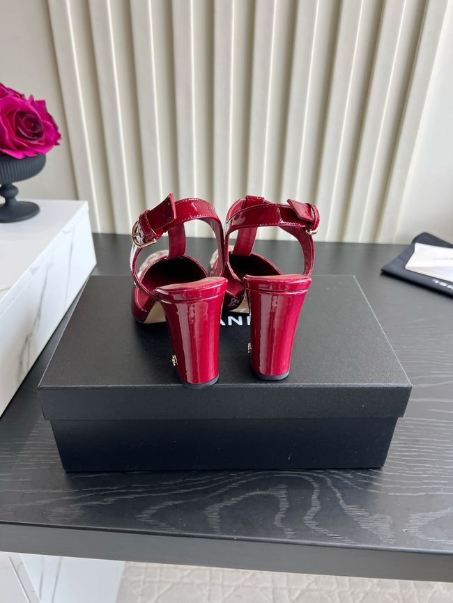 Chanel Lambskin Mary Janes high heels 8.5CM 64104-2 Chanel Lambskin Mary Janes high heels 8.5CM 64104-2