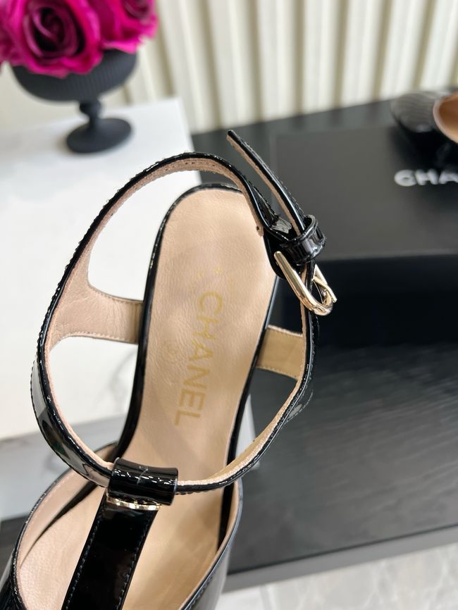 Chanel Lambskin Mary Janes high heels 8.5CM 64104-3 Chanel Lambskin Mary Janes high heels 8.5CM 64104-3
