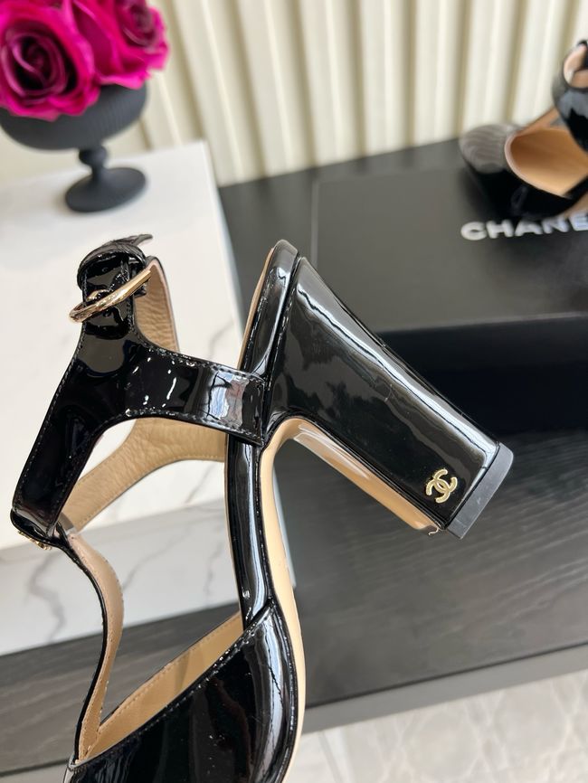 Chanel Lambskin Mary Janes high heels 8.5CM 64104-3 Chanel Lambskin Mary Janes high heels 8.5CM 64104-3