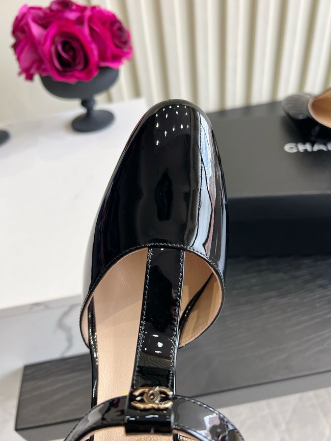 Chanel Lambskin Mary Janes high heels 8.5CM 64104-3 Chanel Lambskin Mary Janes high heels 8.5CM 64104-3