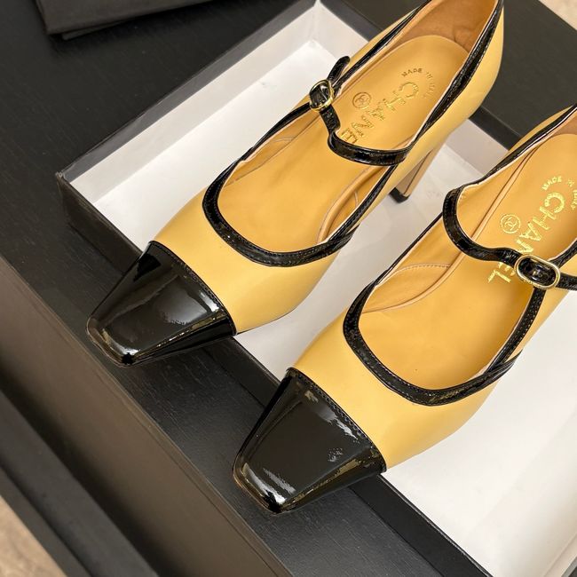 Chanel Lambskin Mary Janes high heels 8.5CM 64105-2 Chanel Lambskin Mary Janes high heels 8.5CM 64105-2