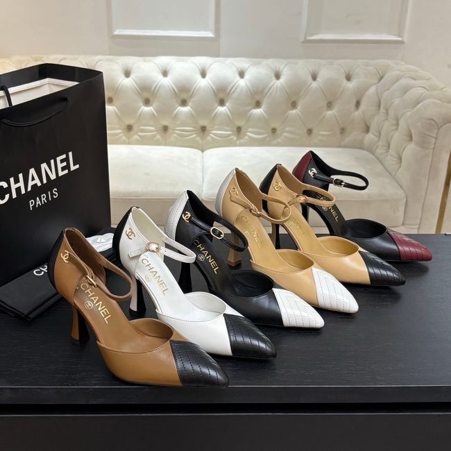 Chanel Lambskin Mary Janes high heels 8.5CM G47287-2 Chanel Lambskin Mary Janes high heels 8.5CM G47287-2