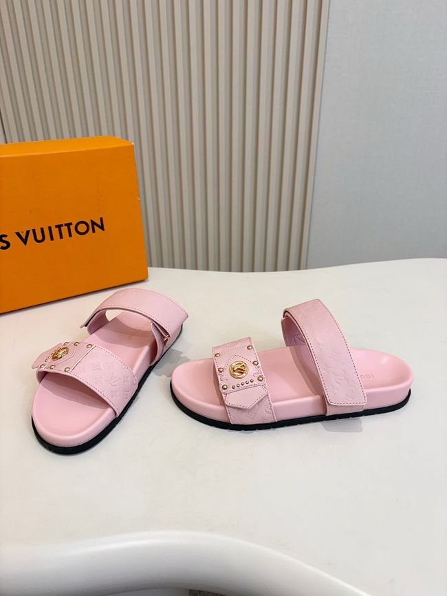 Louis Vuitton Bom Dia Flat Comfort Mule 1ABVNC-3 Louis Vuitton Bom Dia Flat Comfort Mule 1ABVNC-3