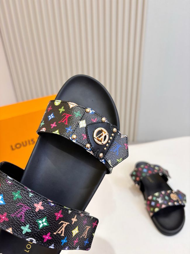 Louis Vuitton Bom Dia Flat Comfort Mule 1ABVNC-5 Louis Vuitton Bom Dia Flat Comfort Mule 1ABVNC-5