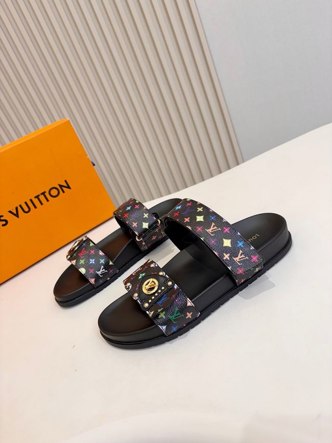 Louis Vuitton Bom Dia Flat Comfort Mule 1ABVNC-5 Louis Vuitton Bom Dia Flat Comfort Mule 1ABVNC-5
