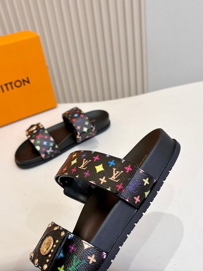 Louis Vuitton Bom Dia Flat Comfort Mule 1ABVNC-5 Louis Vuitton Bom Dia Flat Comfort Mule 1ABVNC-5
