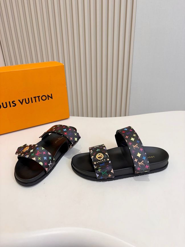 Louis Vuitton Bom Dia Flat Comfort Mule 1ABVNC-5 Louis Vuitton Bom Dia Flat Comfort Mule 1ABVNC-5