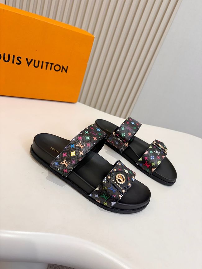 Louis Vuitton Bom Dia Flat Comfort Mule 1ABVNC-5 Louis Vuitton Bom Dia Flat Comfort Mule 1ABVNC-5