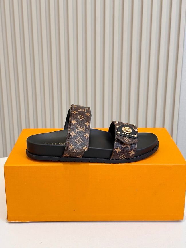 Louis Vuitton Bom Dia Flat Comfort Mule 1ABVNC-6 Louis Vuitton Bom Dia Flat Comfort Mule 1ABVNC-6