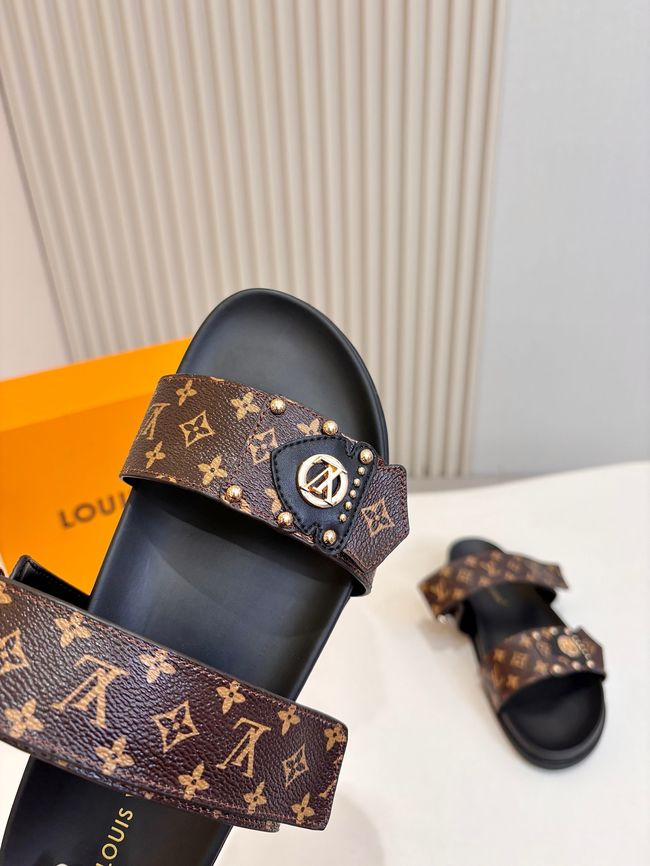 Louis Vuitton Bom Dia Flat Comfort Mule 1ABVNC-6 Louis Vuitton Bom Dia Flat Comfort Mule 1ABVNC-6