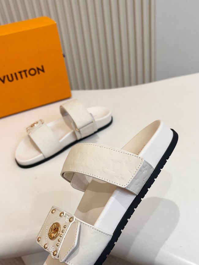 Louis Vuitton Bom Dia Flat Comfort Mule 1ABVNC-7 Louis Vuitton Bom Dia Flat Comfort Mule 1ABVNC-7
