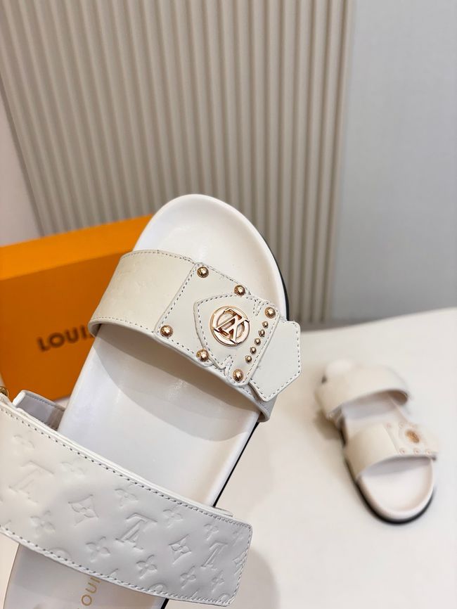 Louis Vuitton Bom Dia Flat Comfort Mule 1ABVNC-7 Louis Vuitton Bom Dia Flat Comfort Mule 1ABVNC-7