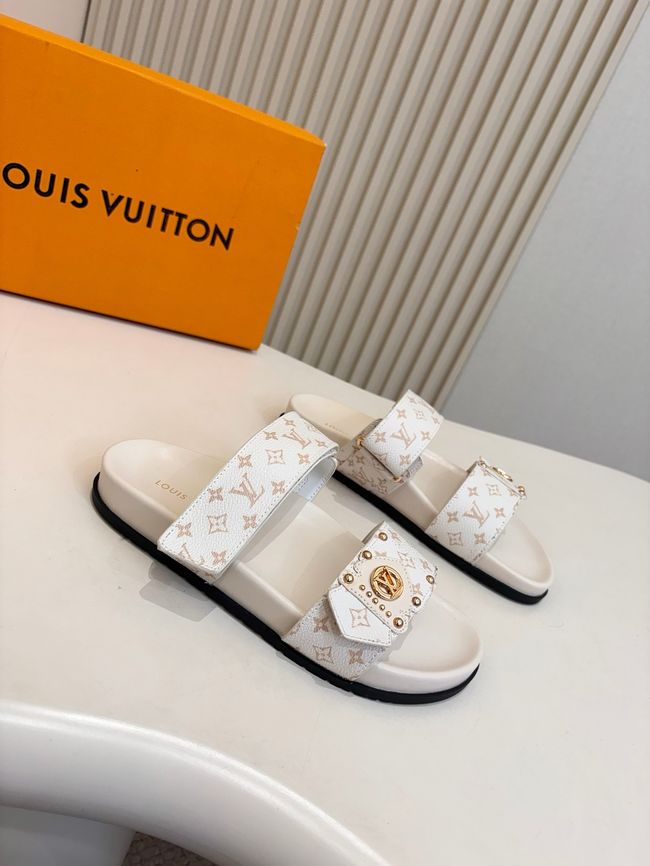 Louis Vuitton Bom Dia Flat Comfort Mule 1ABVNC-8 Louis Vuitton Bom Dia Flat Comfort Mule 1ABVNC-8