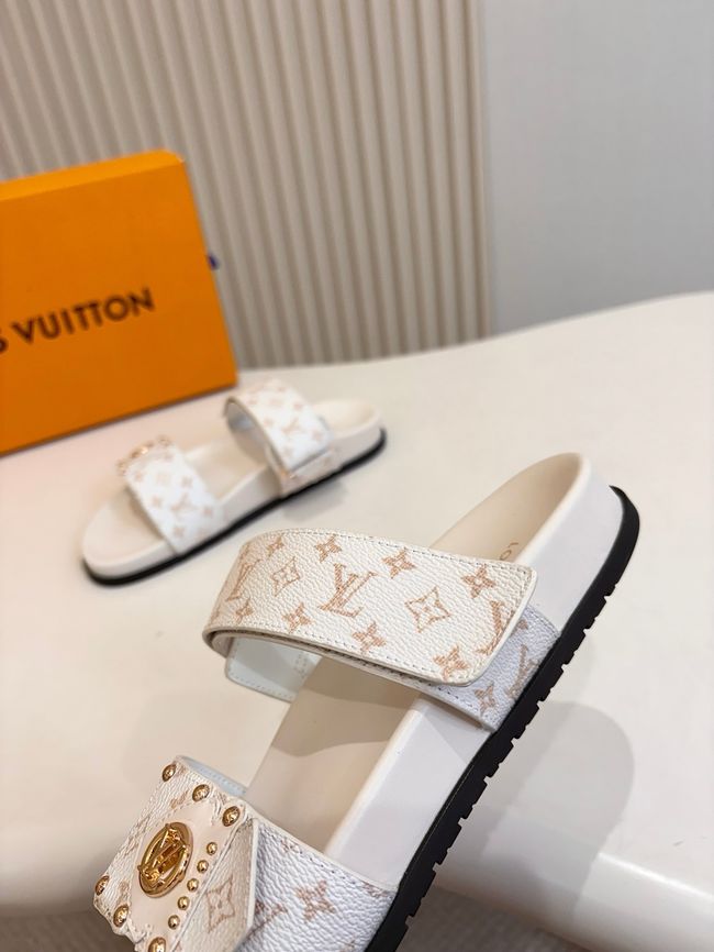 Louis Vuitton Bom Dia Flat Comfort Mule 1ABVNC-8 Louis Vuitton Bom Dia Flat Comfort Mule 1ABVNC-8