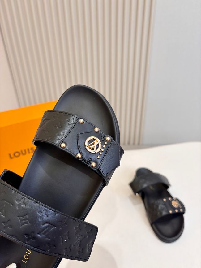 Louis Vuitton Bom Dia Flat Comfort Mule 1ABVNC-9 Louis Vuitton Bom Dia Flat Comfort Mule 1ABVNC-9