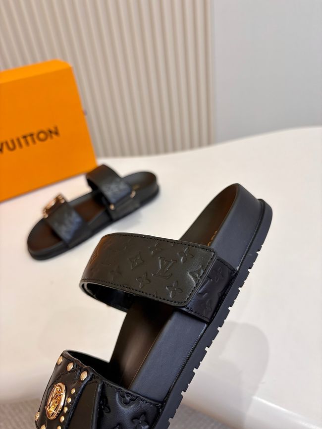 Louis Vuitton Bom Dia Flat Comfort Mule 1ABVNC-9 Louis Vuitton Bom Dia Flat Comfort Mule 1ABVNC-9