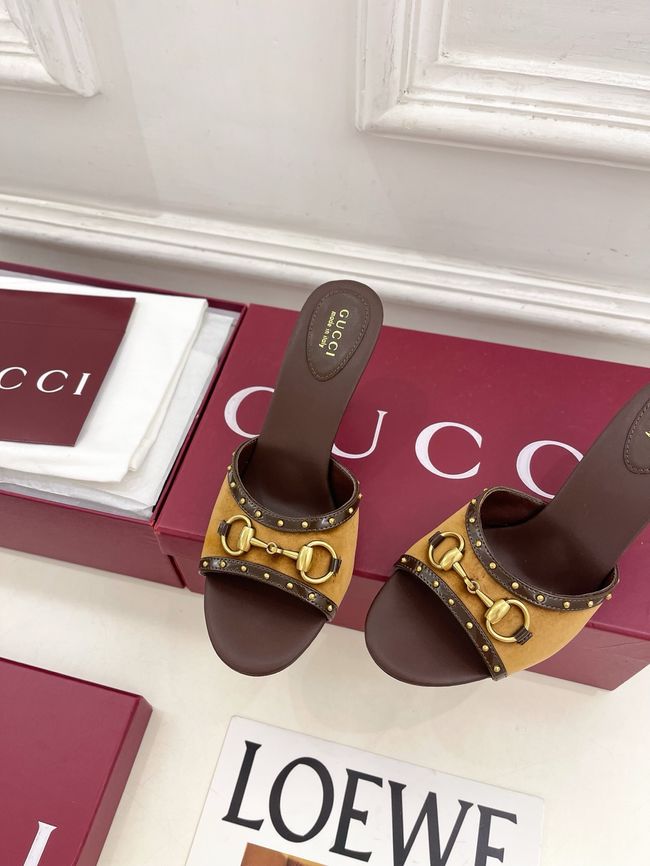 Gucci Womens slide sandal with Horsebit 853671-3 Gucci Womens slide sandal with Horsebit 853671-3