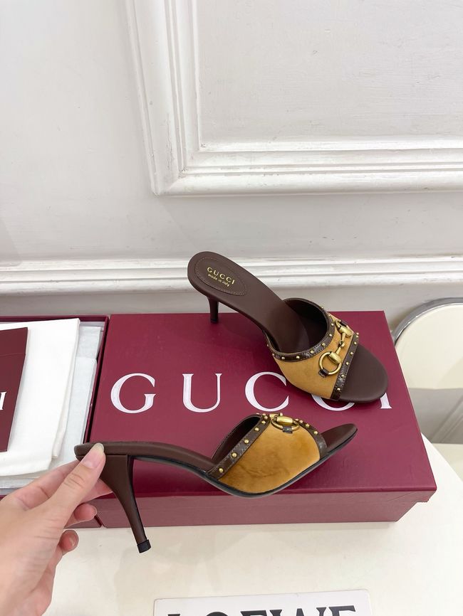 Gucci Womens slide sandal with Horsebit 853671-3 Gucci Womens slide sandal with Horsebit 853671-3