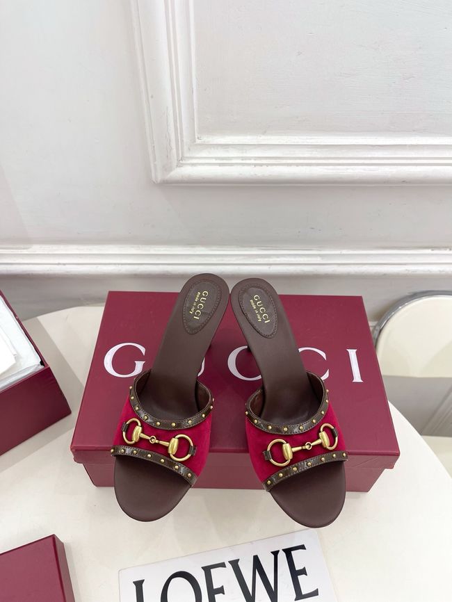 Gucci Womens slide sandal with Horsebit 853671-4 Gucci Womens slide sandal with Horsebit 853671-4