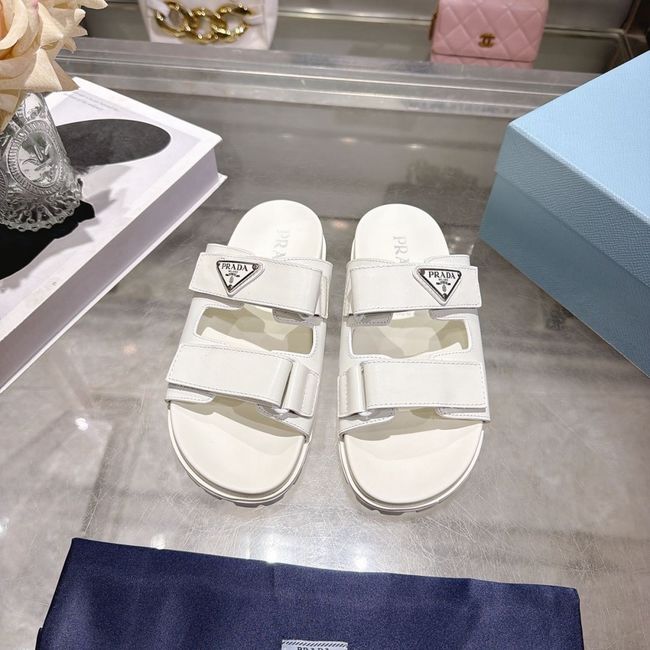 Prada Matelasse nappa leather flatform slides 64113-2 Prada Matelasse nappa leather flatform slides 64113-2