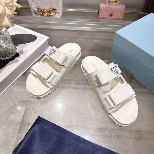 Prada Matelasse nappa leather flatform slides 64113-2 Prada Matelasse nappa leather flatform slides 64113-2