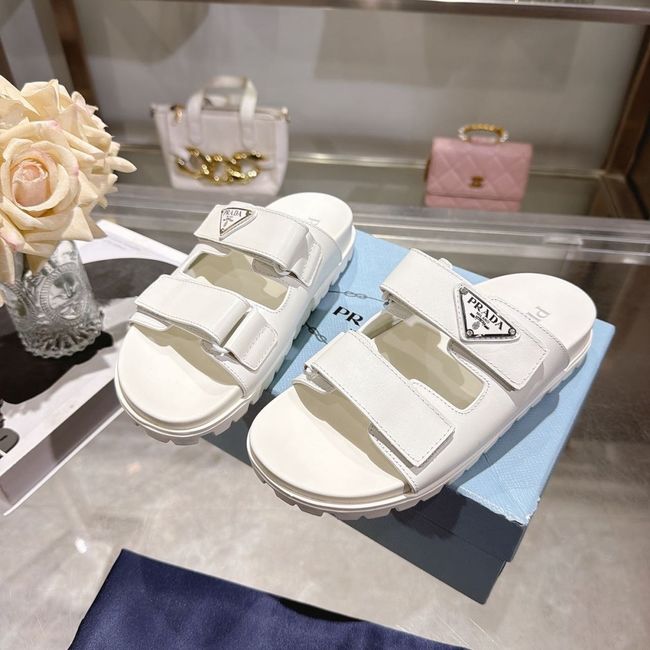 Prada Matelasse nappa leather flatform slides 64113-2 Prada Matelasse nappa leather flatform slides 64113-2