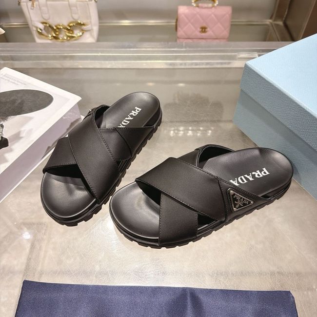 Prada Matelasse nappa leather flatform slides 64113-3 Prada Matelasse nappa leather flatform slides 64113-3