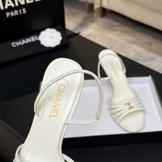 Chanel Slingbacks Lambskin heels 9CM 64125-1 Chanel Slingbacks Lambskin heels 9CM 64125-1