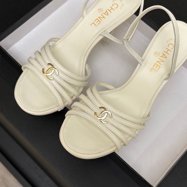 Chanel Slingbacks Lambskin heels 9CM 64125-1 Chanel Slingbacks Lambskin heels 9CM 64125-1