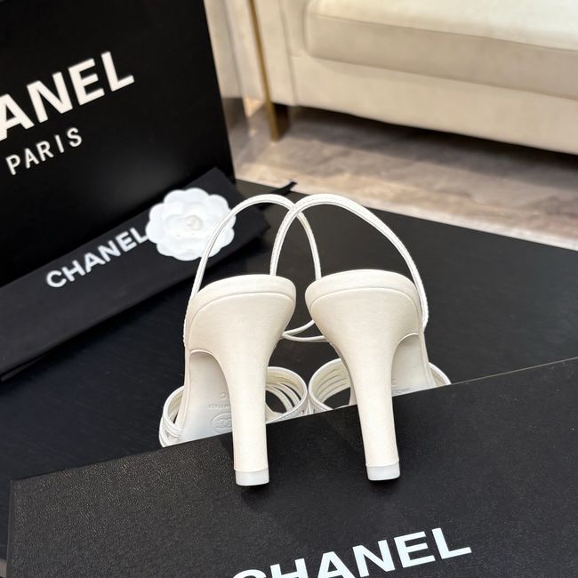 Chanel Slingbacks Lambskin heels 9CM 64125-1 Chanel Slingbacks Lambskin heels 9CM 64125-1