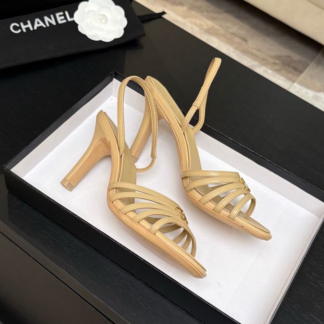 Chanel Slingbacks Lambskin heels 9CM 64125-2 Chanel Slingbacks Lambskin heels 9CM 64125-2