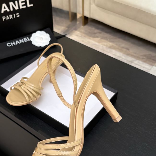 Chanel Slingbacks Lambskin heels 9CM 64125-2 Chanel Slingbacks Lambskin heels 9CM 64125-2