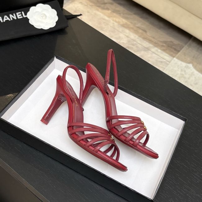 Chanel Slingbacks Lambskin heels 9CM 64125-4 Chanel Slingbacks Lambskin heels 9CM 64125-4
