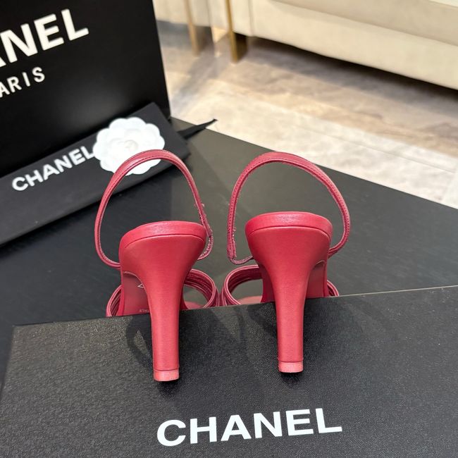 Chanel Slingbacks Lambskin heels 9CM 64125-4 Chanel Slingbacks Lambskin heels 9CM 64125-4