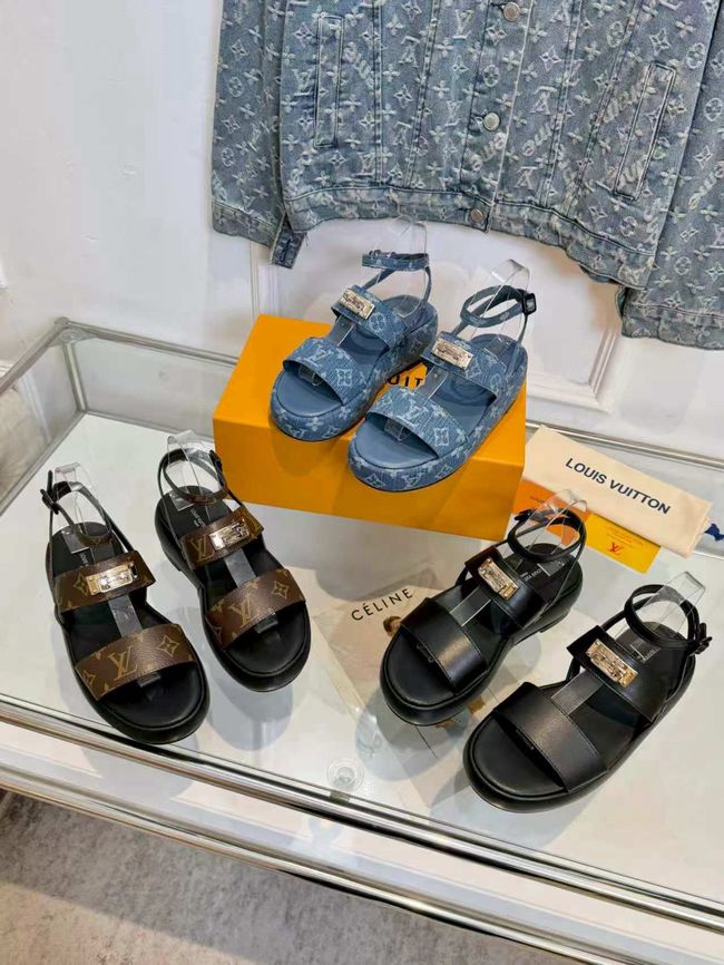 Louis Vuitton Nevada Comfort Sandal 64124-2 Louis Vuitton Nevada Comfort Sandal 64124-2