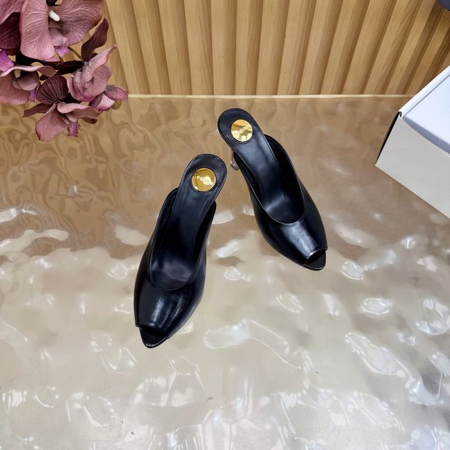 Saint Laurent BABYLONE mules in smooth leather 64127-1 Saint Laurent BABYLONE mules in smooth leather 64127-1