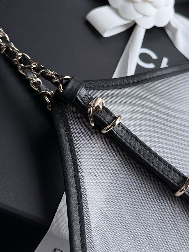 Chanel Large Shopping Bag AS5463 Transparent & Black Chanel Large Shopping Bag AS5463 Transparent & Black