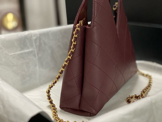 Chanel Small Shopping Bag AS6392 Burgundy Chanel Small Shopping Bag AS6392 Burgundy