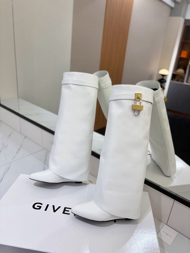 Givenchy High Boots Calfskin Heel 8.5CM 64150-1 Givenchy High Boots Calfskin Heel 8.5CM 64150-1