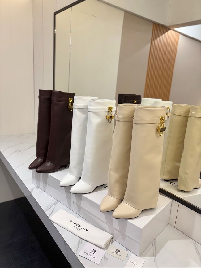 Givenchy High Boots Calfskin Heel 8.5CM 64150-1 Givenchy High Boots Calfskin Heel 8.5CM 64150-1