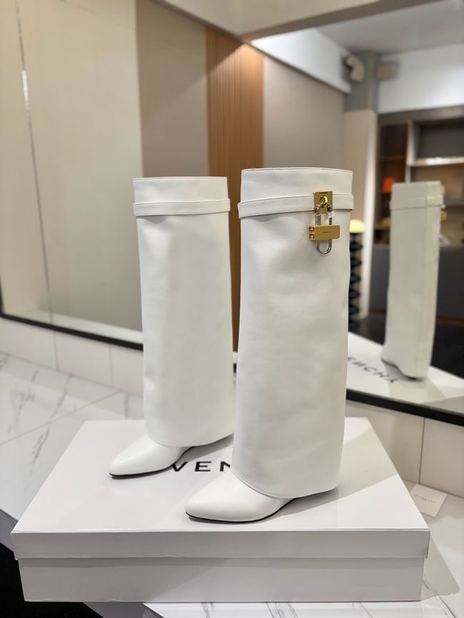 Givenchy High Boots Calfskin Heel 8.5CM 64150-1 Givenchy High Boots Calfskin Heel 8.5CM 64150-1