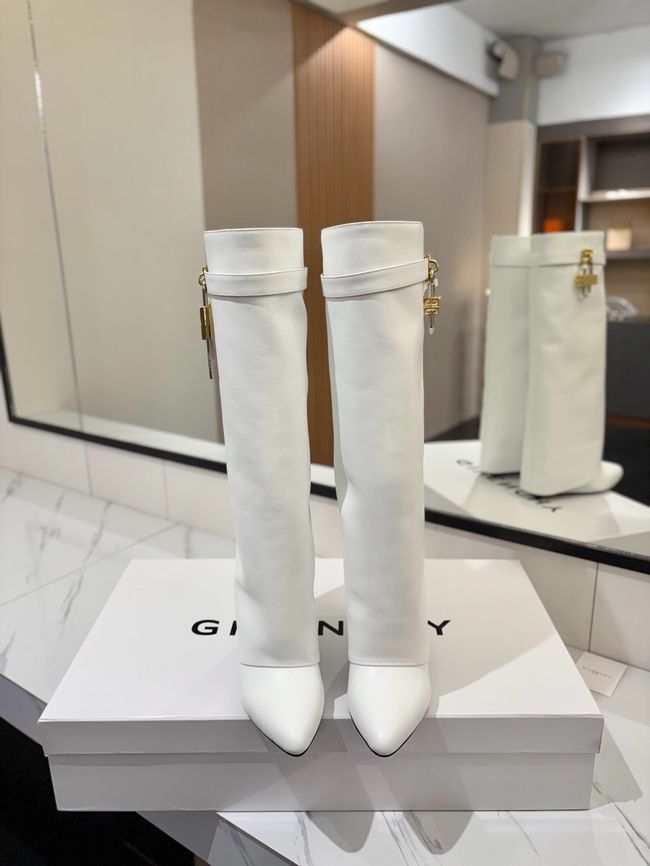 Givenchy High Boots Calfskin Heel 8.5CM 64150-1 Givenchy High Boots Calfskin Heel 8.5CM 64150-1