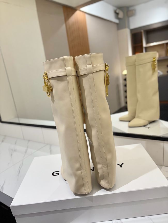 Givenchy High Boots Calfskin Heel 8.5CM 64150-2 Givenchy High Boots Calfskin Heel 8.5CM 64150-2