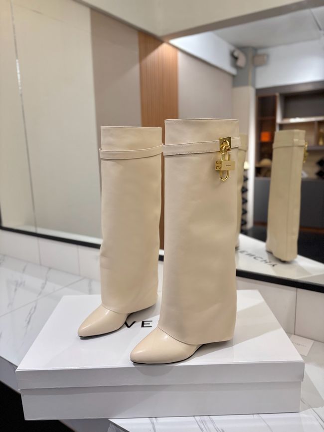 Givenchy High Boots Calfskin Heel 8.5CM 64150-2 Givenchy High Boots Calfskin Heel 8.5CM 64150-2